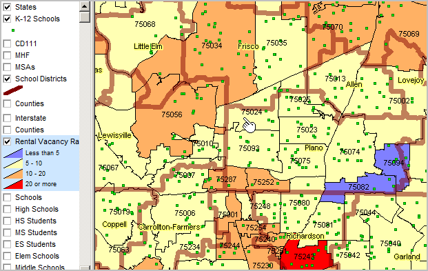 Detailed information on every zip code in Lewisville. 