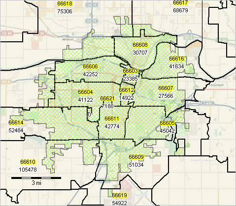 Neighborhood Community Demographics Topeka Kansas