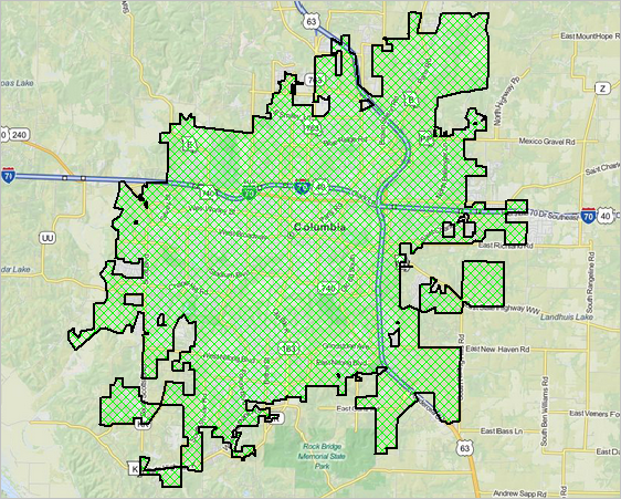 Columbia Mo City Limits Map Making City Maps Gis Resources