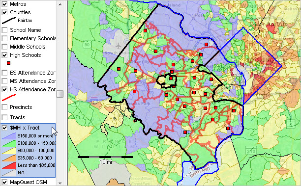 Fairfax County Va Gis Fairfax County, Va Demographic-Economic Patterns & Trends