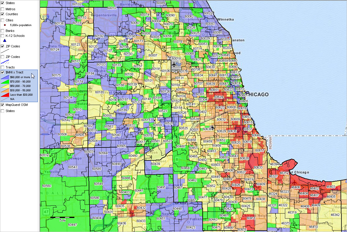 27 Chicago Zip Code Map - Maps Database Source
