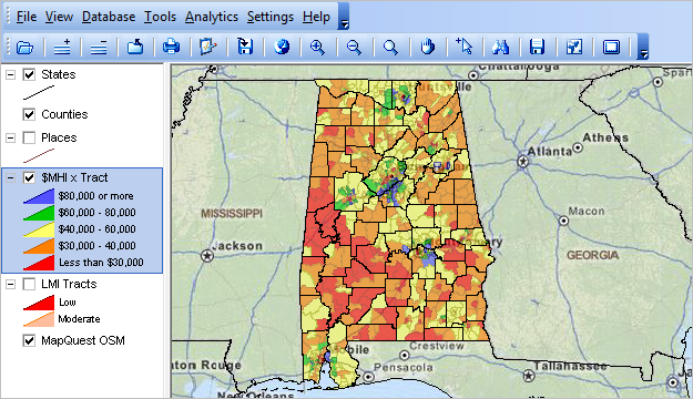 Alabama Demographic Economic Trends Census 2010 Population