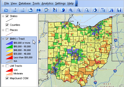 Columbiana County Oh Gis Ohio Demographic Economic Trends Census 2010 Population