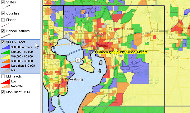 Hillsborough County School District Map Maping Resources