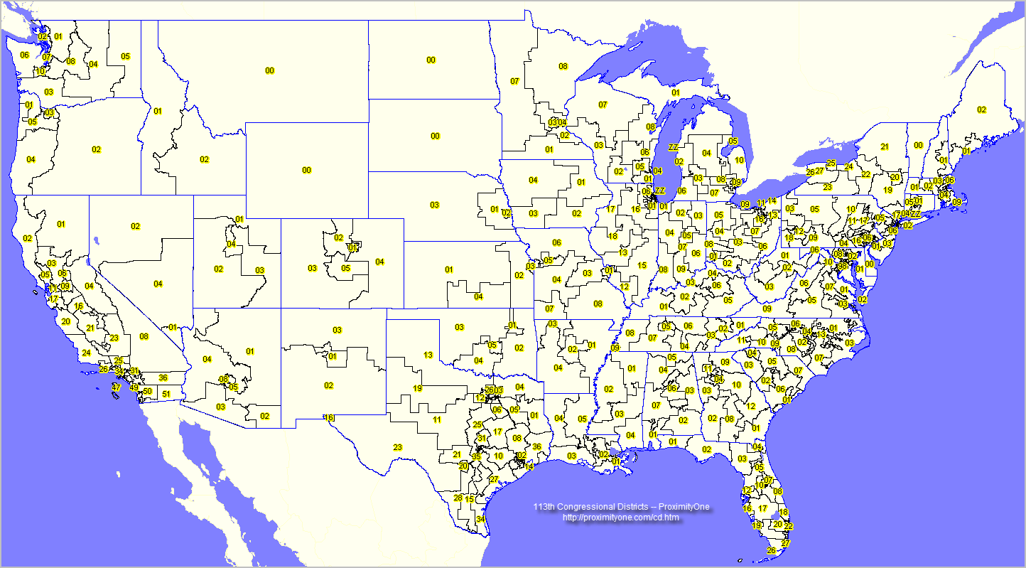 113th Congressional Districts Census 2010 & Demographic Economic ...