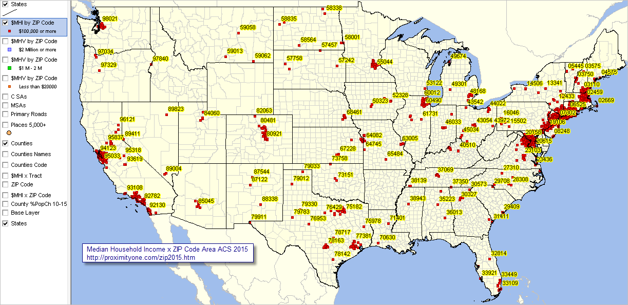 ZIP Code Areas with $MHV Less than $30,000 The following graphic shows ZIP code...