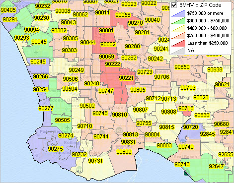 Tip Of The Day Median Housing Value By Zip Code Area