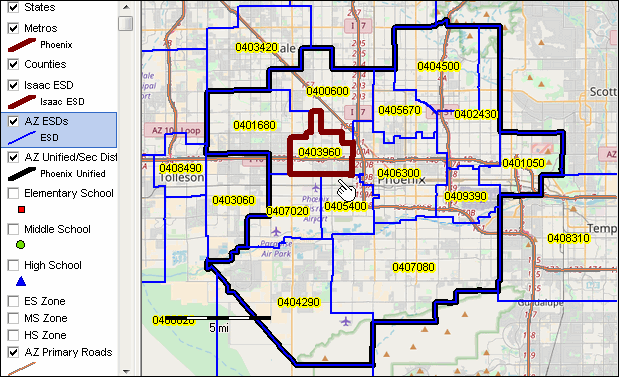 Phoenix Elementary School District Map South Lomei Labyrinth Map
