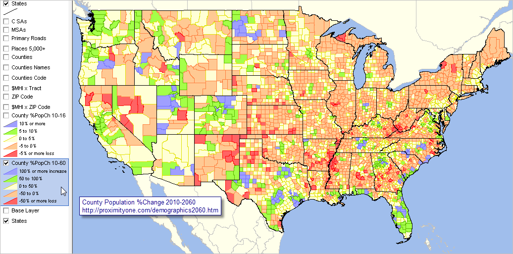 population map of us 2020 Demographic Trends 2010 2060 Population Estimates population map of us 2020