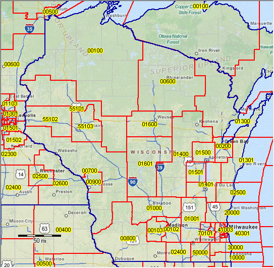 PUMA 2010 Wisconsin Public Areas