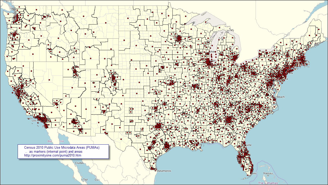 census puma maps