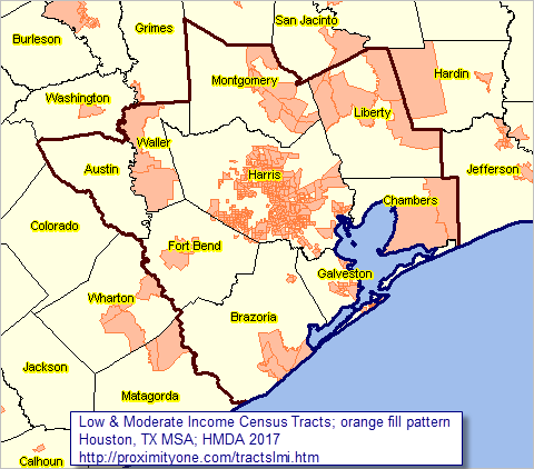 Lmi Census Tract Map Low & Moderate Income Census Tracts; 2017 Update | Decision-Making  Information Resources & Solutions