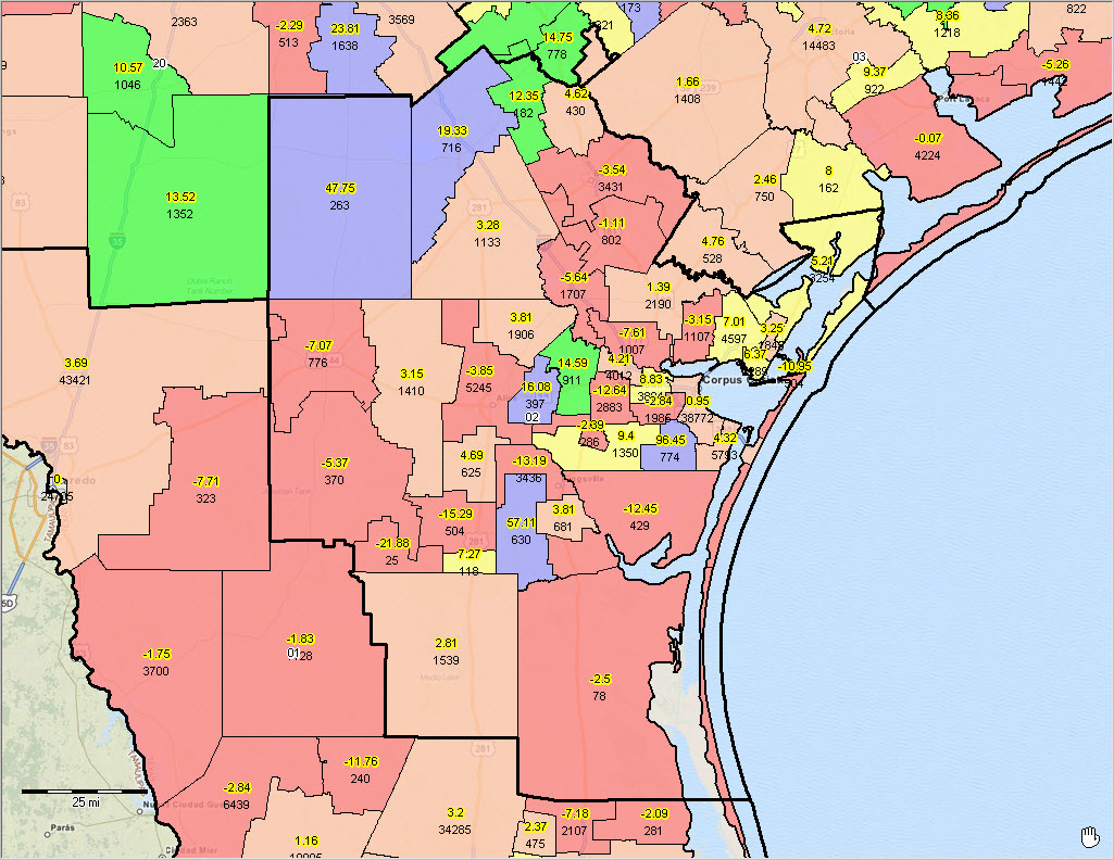 Texas School Districts 2010 2015 Largest Fast Growth