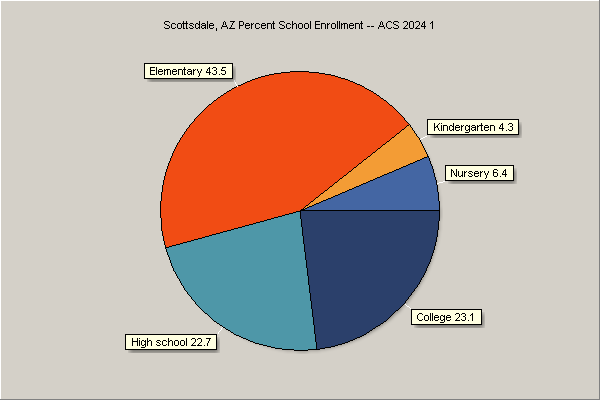 School Enrollment Chart