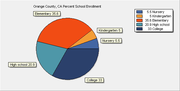 School Enrollment Chart