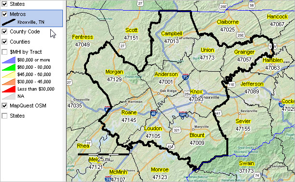 Knoxville Tn Zip Code Map Map | Sexiz Pix