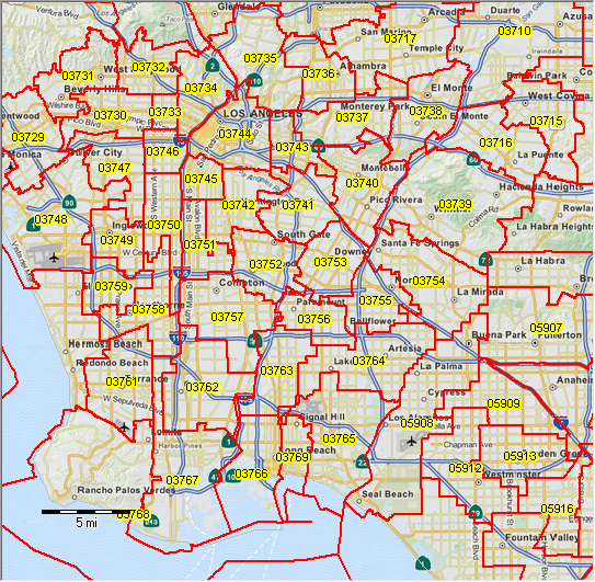 PUMA 2010 California Public Use Microdata Areas