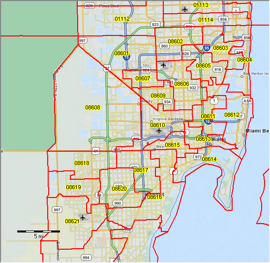 PUMA 2010 Florida Public Use Microdata Areas